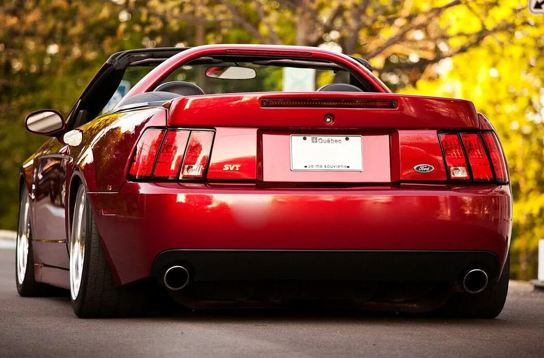 For 1999-2004 Ford Mustang Cbr Style Rear Trunk Wing Spoiler - Brake Light Insert 2