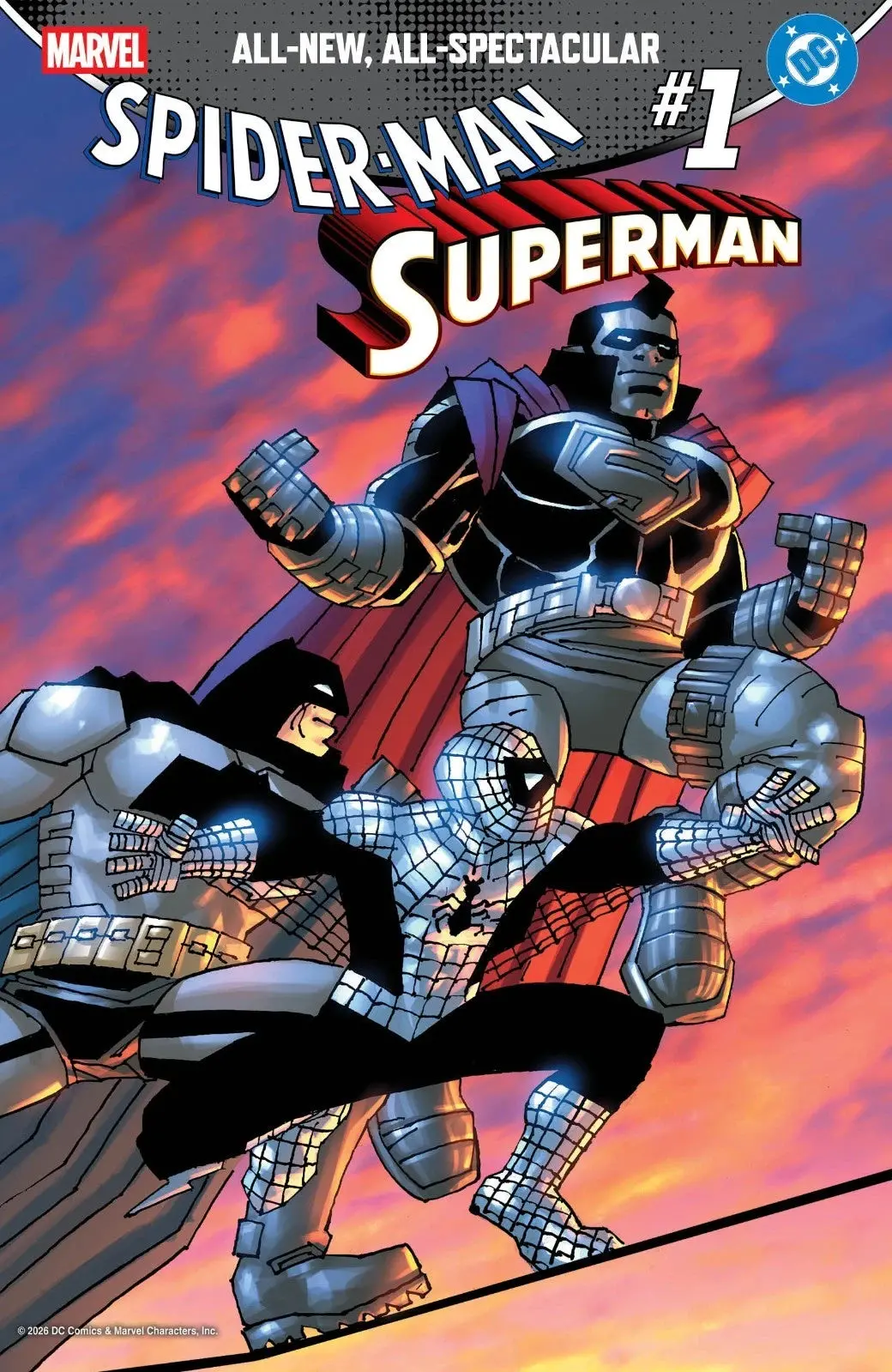 Marvel/Dc: Spider-Man/Superman #1 Frank Miller 1/50 Variant 1
