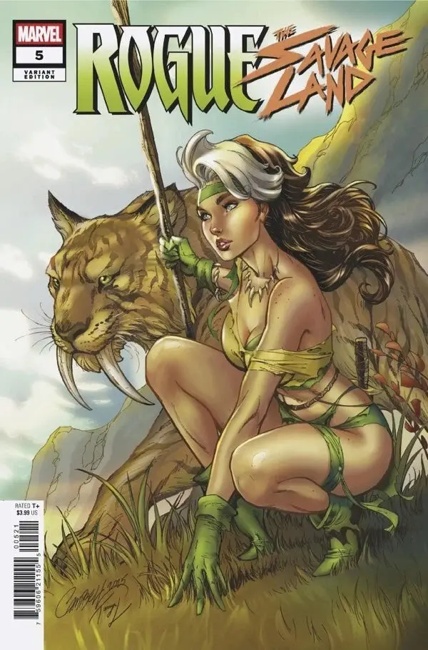 Rogue The Savage Land #5 (Of 5) J Scott Campbell Var 1