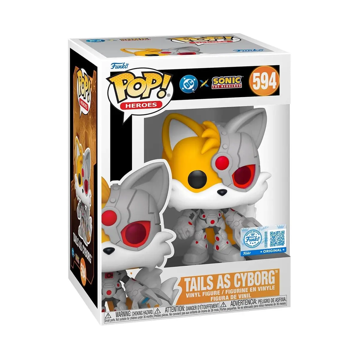 Funko Pop! Justice League X Sonic The Hedgehog - Tails As Cyborg (March 2026) 1