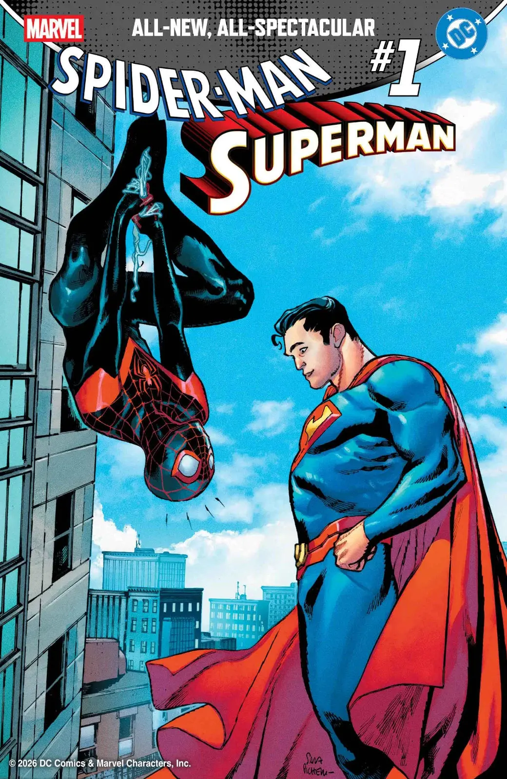 Marvel/Dc: Spider-Man/Superman #1 Sara Pichelli Variant 1