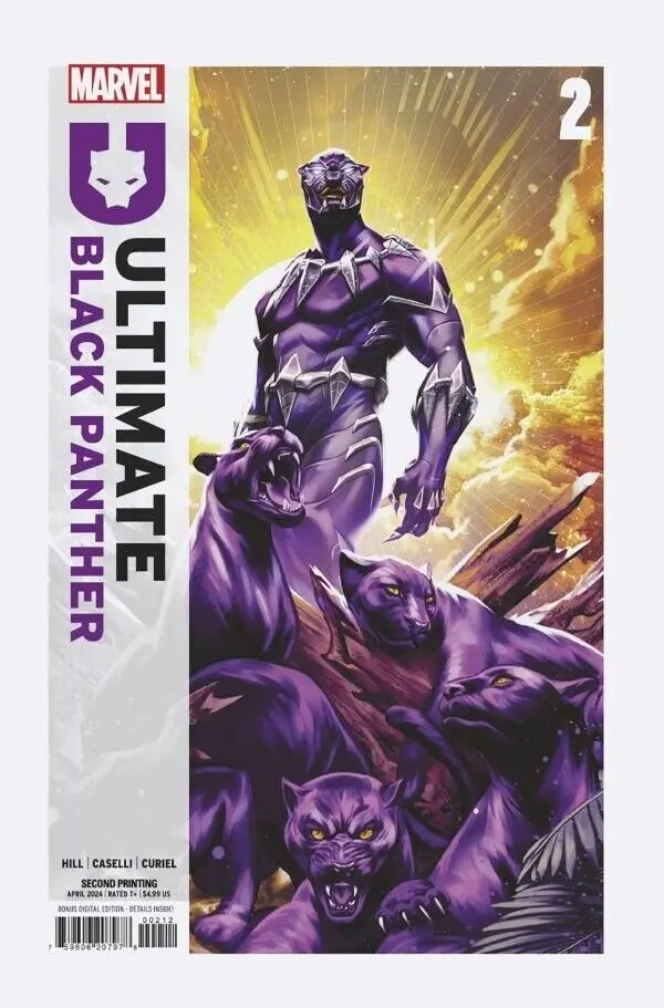 Ultimate Black Panther #2 2Nd Ptg Mateus Manhanini Var 1