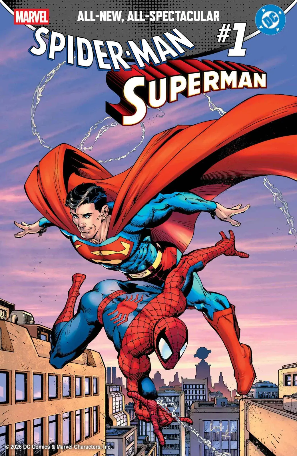 Marvel/Dc: Spider-Man/Superman #1 Greg Capullo Variant 1