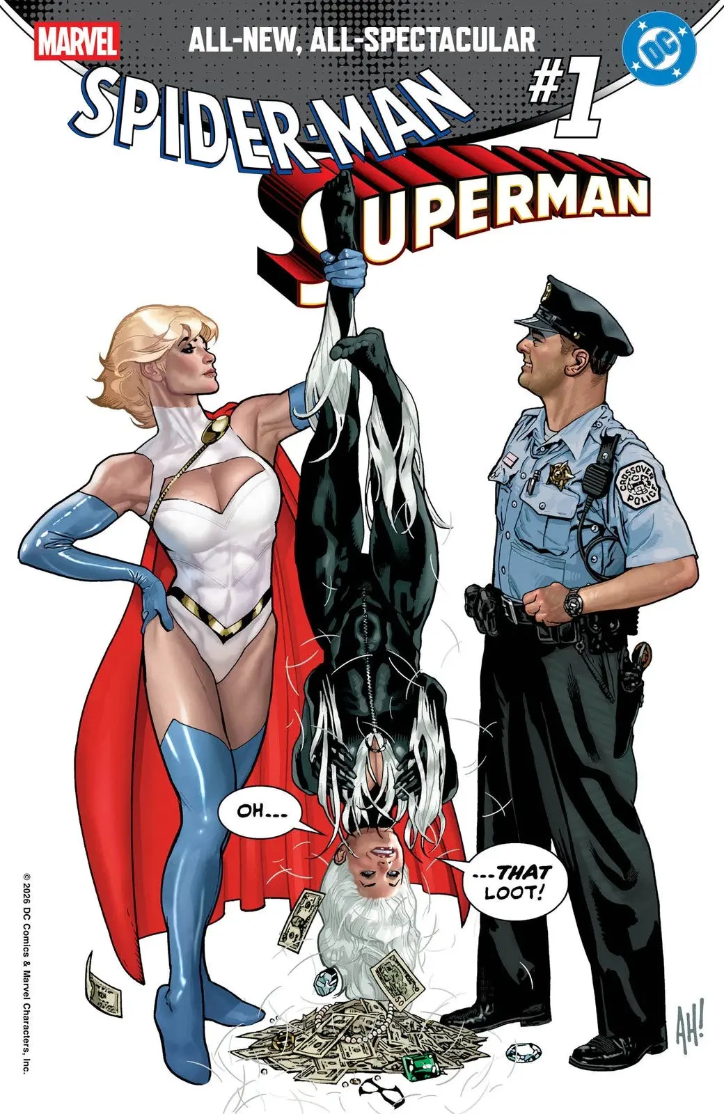 Marvel/Dc: Spider-Man/Superman #1 Adam Hughes Variant 1