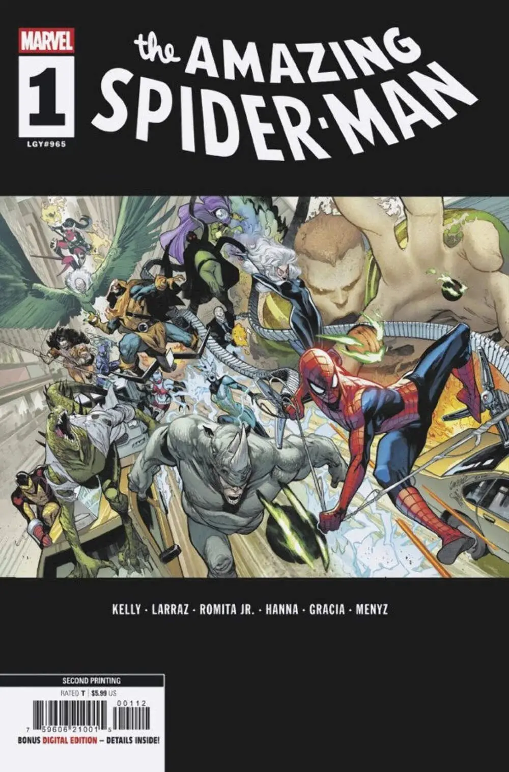 Amazing Spider-Man #1 2Nd Ptg Pepe Larraz Var 1