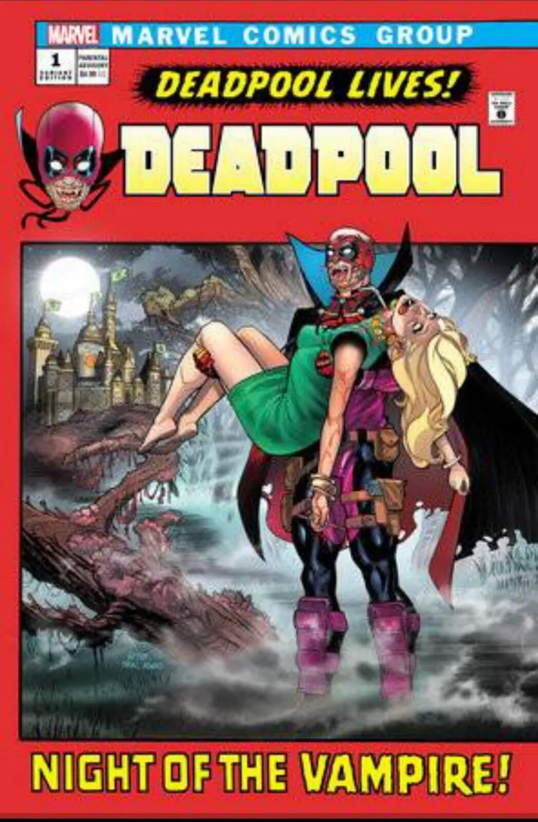 Deadpool #1 Javier Garron Vampire Var 1