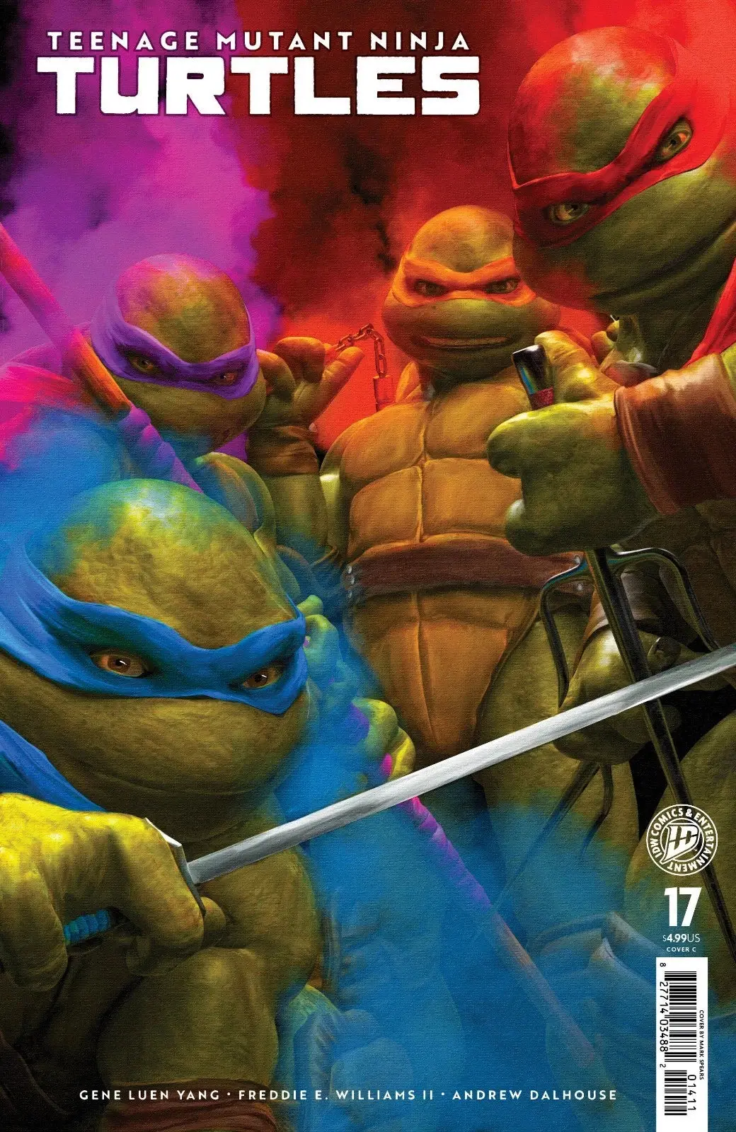 Teenage Mutant Ninja Turtles #17 Variant C (Spears) 1