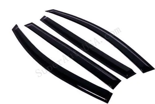 Fit 2016-2022 Honda Hr-V Hrv Out-Channel Vent Window Visors Rain Sun Wind Guards Shade Deflectors 1