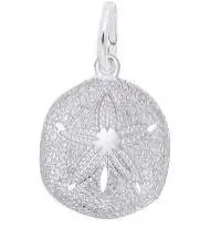 Sterling Silver Sand Dollar Charm 1