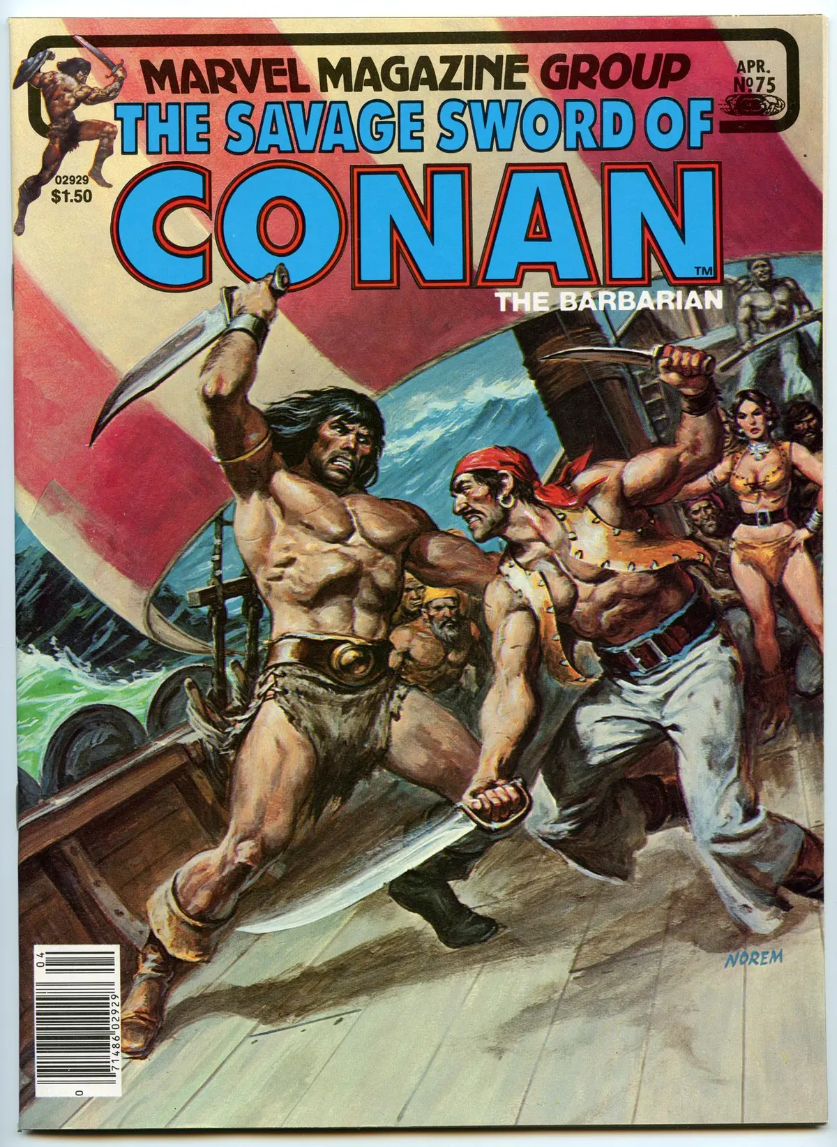 Savage Sword Of Conan 75 (Apr 1982) Nm- (9.2) 1