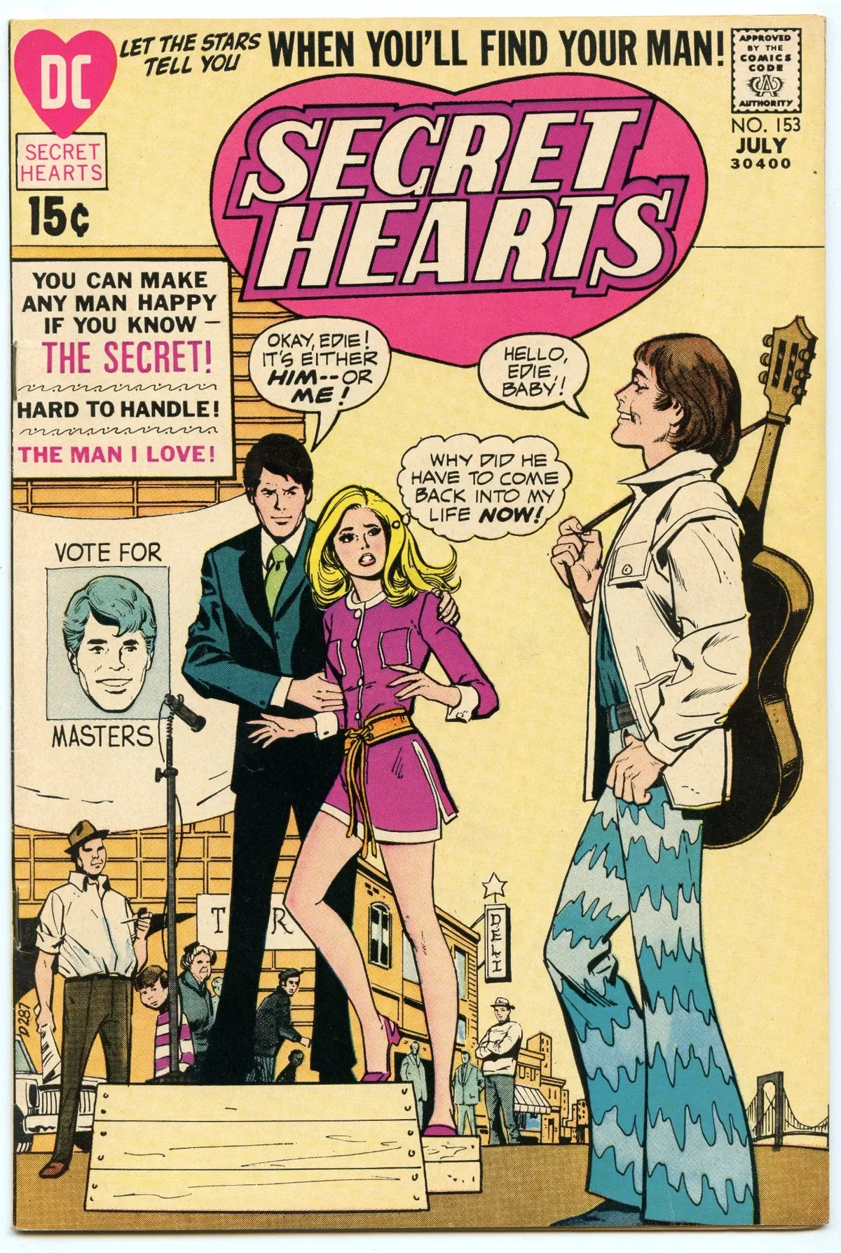 Secret Hearts 153 (Jul 1971) Vf+ (8.5) 1