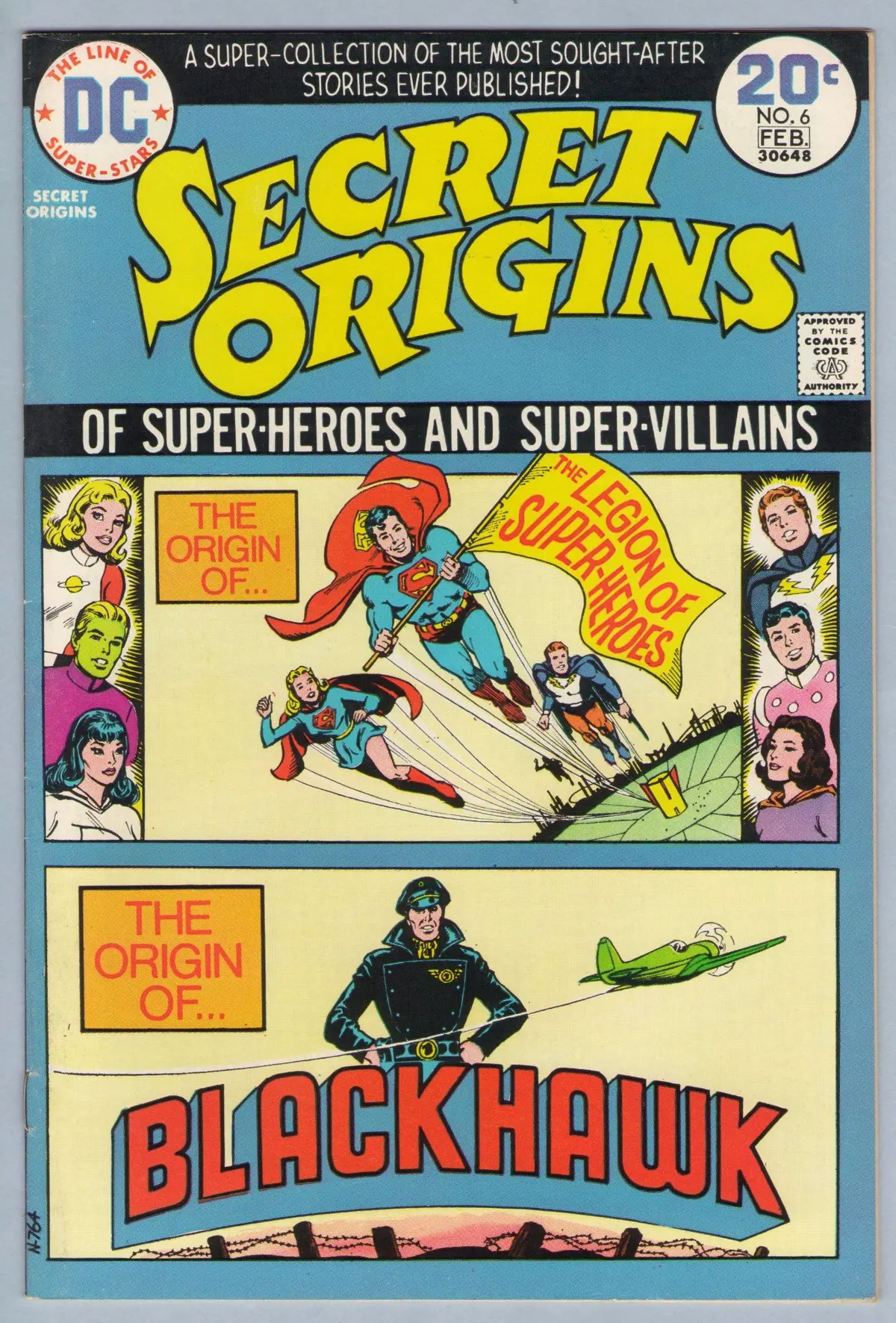 Secret Origins V2 6 (Feb 1974) Vf-Nm (9.0) 1