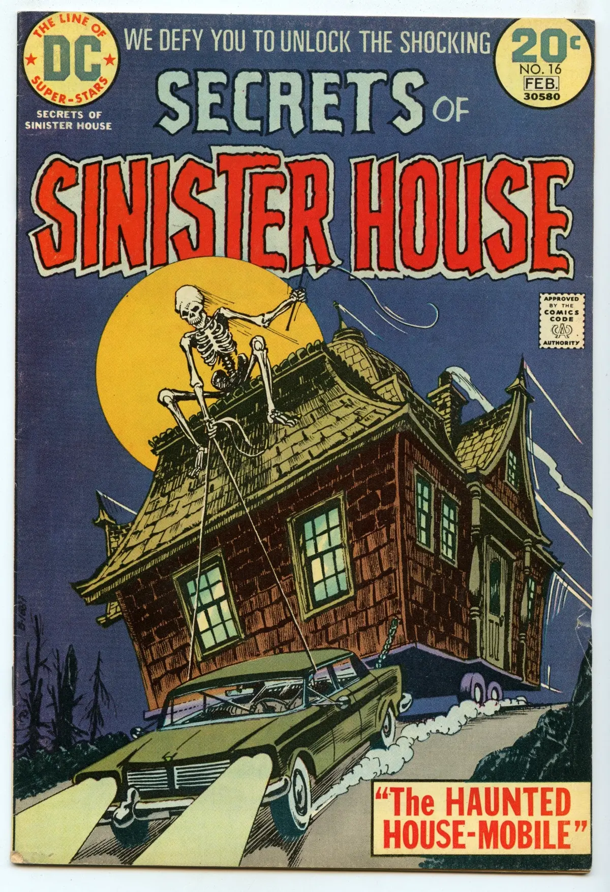 Secrets Of Sinister House 16 (Feb 1974) Vg+ (4.5) 1