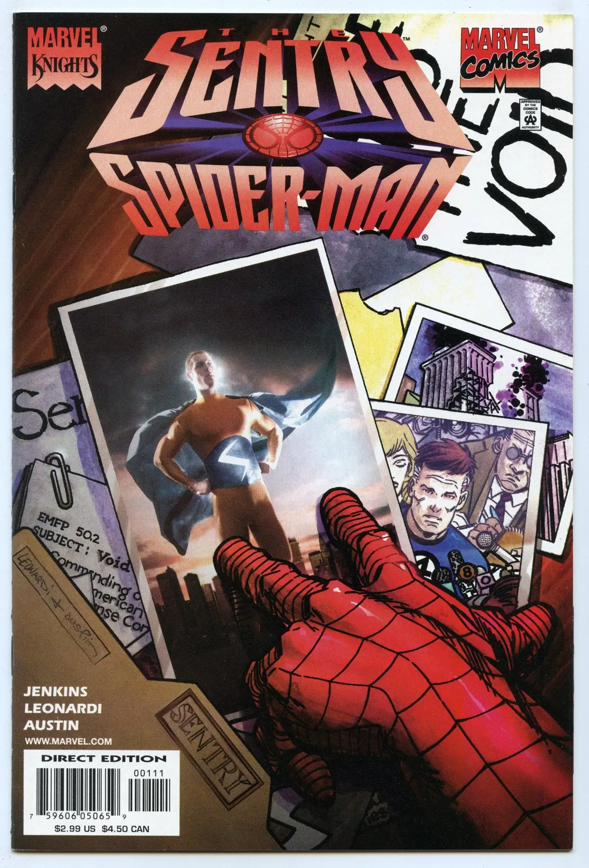 Sentry/Spider-Man 1 (Feb 2001) Nm- (9.2) 1