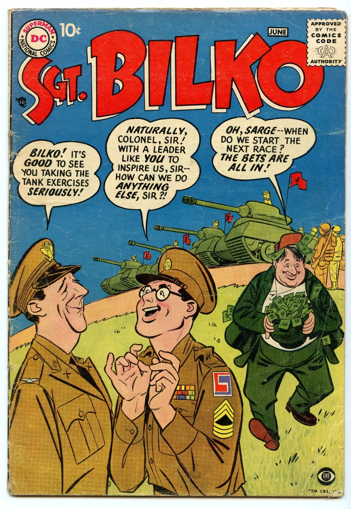 Sgt. Bilko 1 (Jun 1957) Vg- (3.5) 1