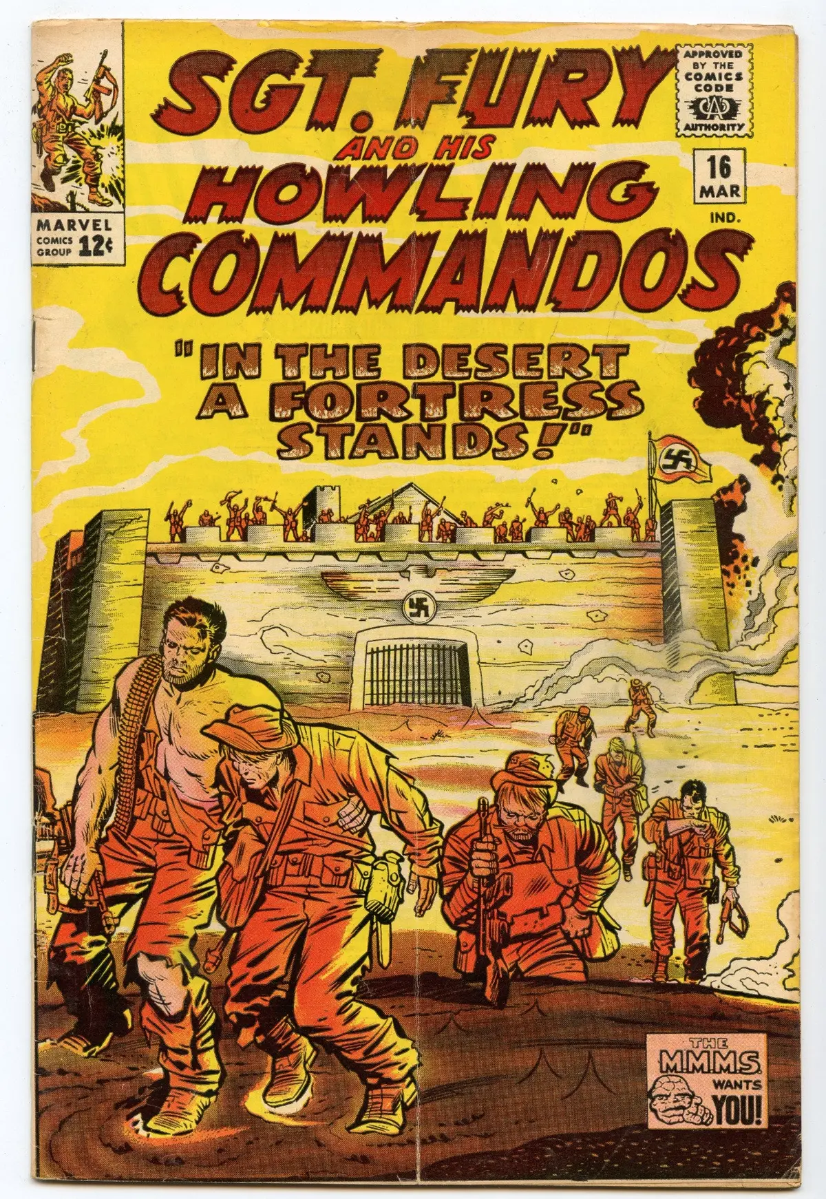 Sgt. Fury 16 (Mar 1965) Vg/Fi (5.0) 1