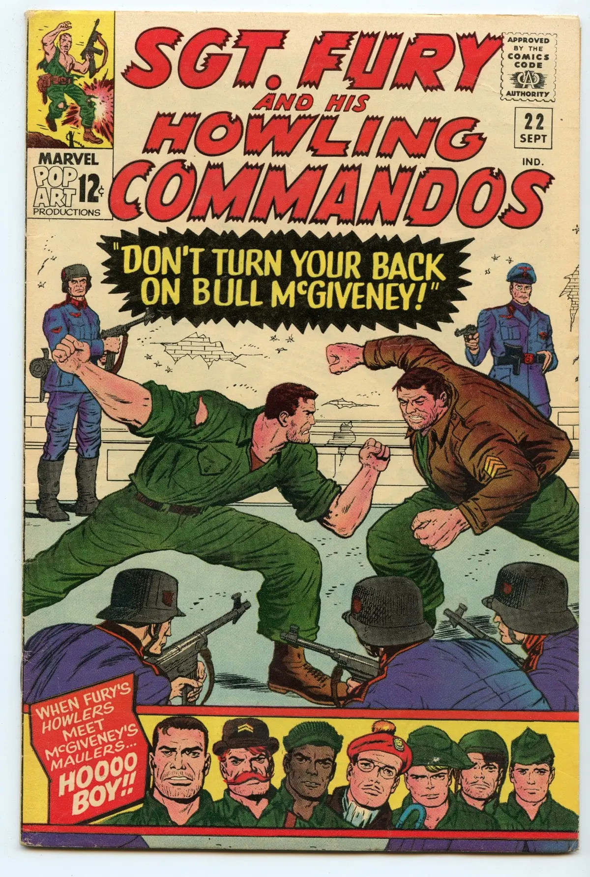 Sgt. Fury 22 (Sep 1965) Fi (6.0) 1