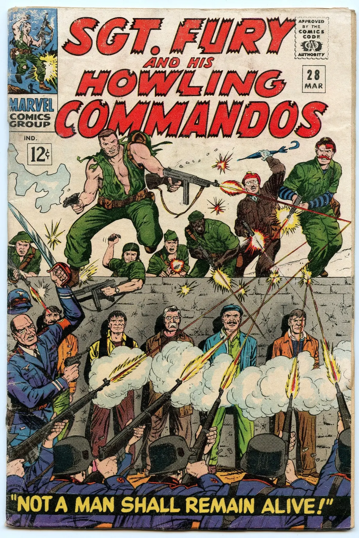Sgt. Fury 28 (Mar 1966) Gd (2.0) 1