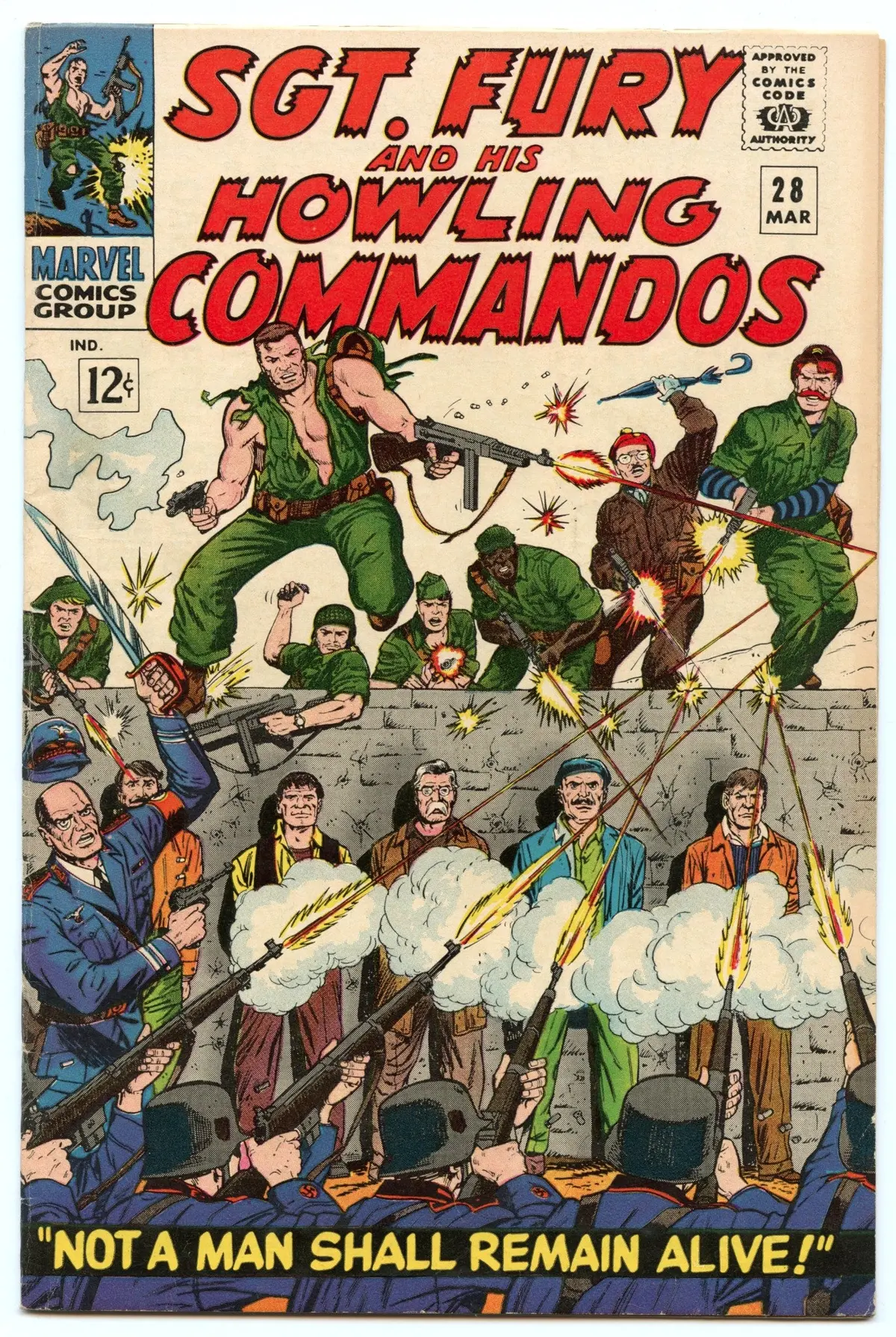 Sgt. Fury 28 (Mar 1966) Vf- (7.5) 1