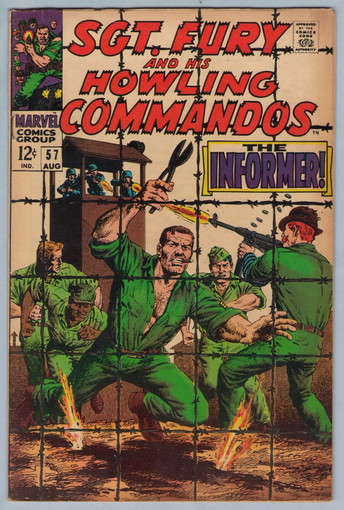 Sgt. Fury 57 (Aug 1968) Fi- (5.5) 1
