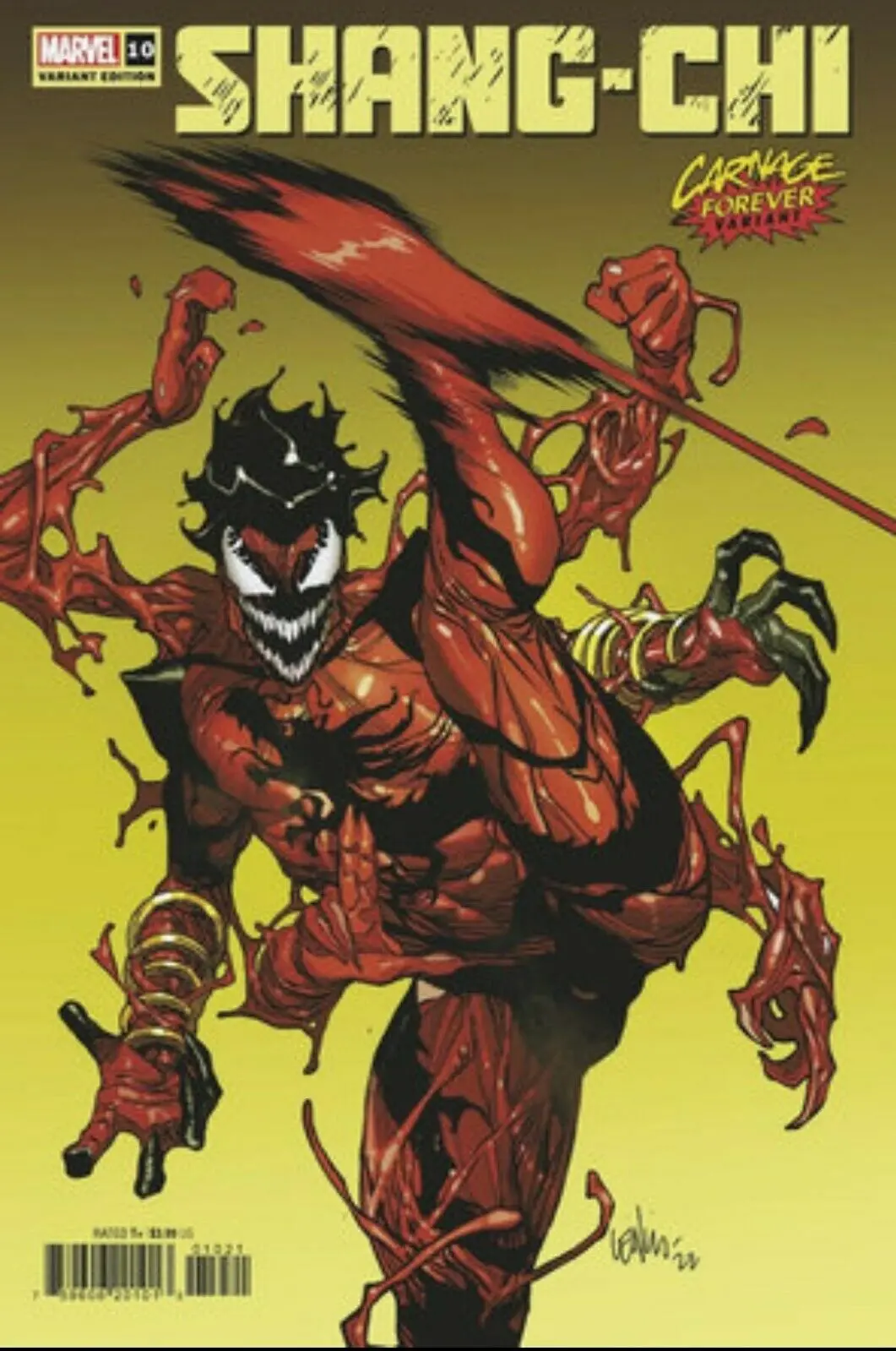 Shang-Chi #10 Yu Carnage Forever Var 1