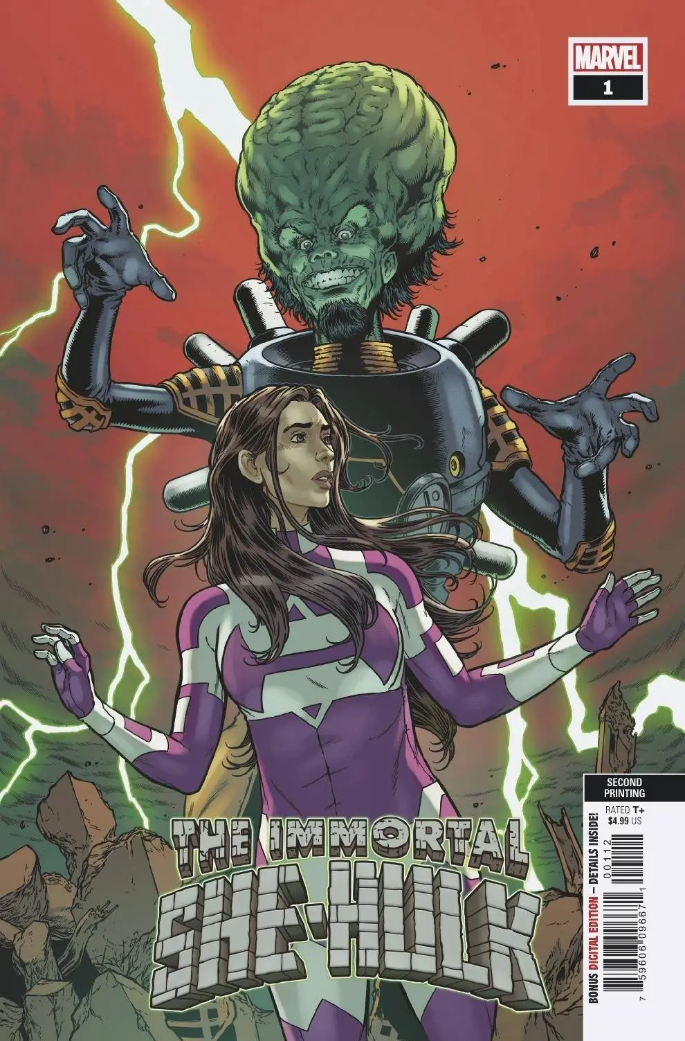 Immortal She-Hulk #1 2Nd Ptg Davis Hunt Var 1