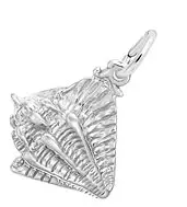 Sterling Silver Shell Charm 1