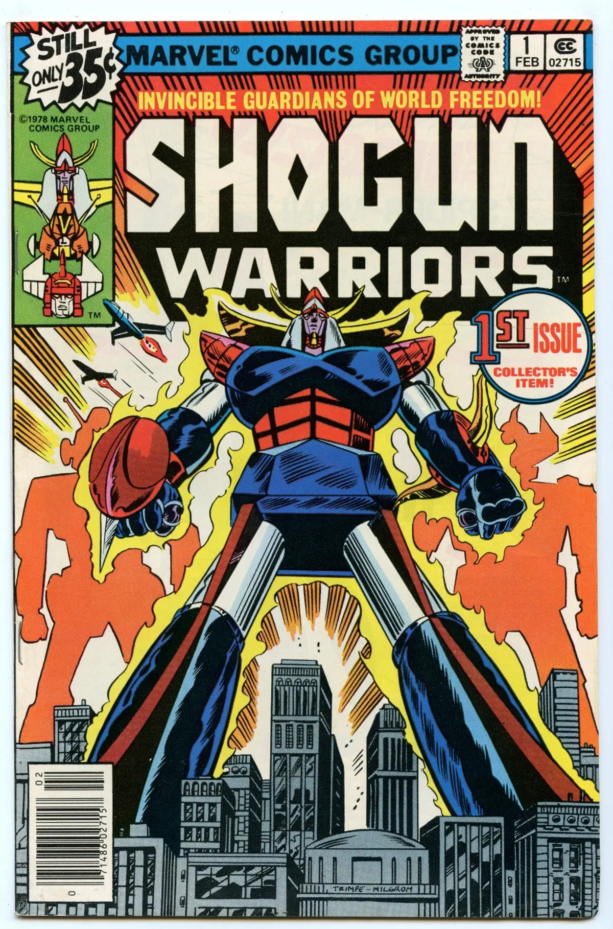 Shogun Warriors 1 (Feb 1979) Vf/Nm (9.0) 1