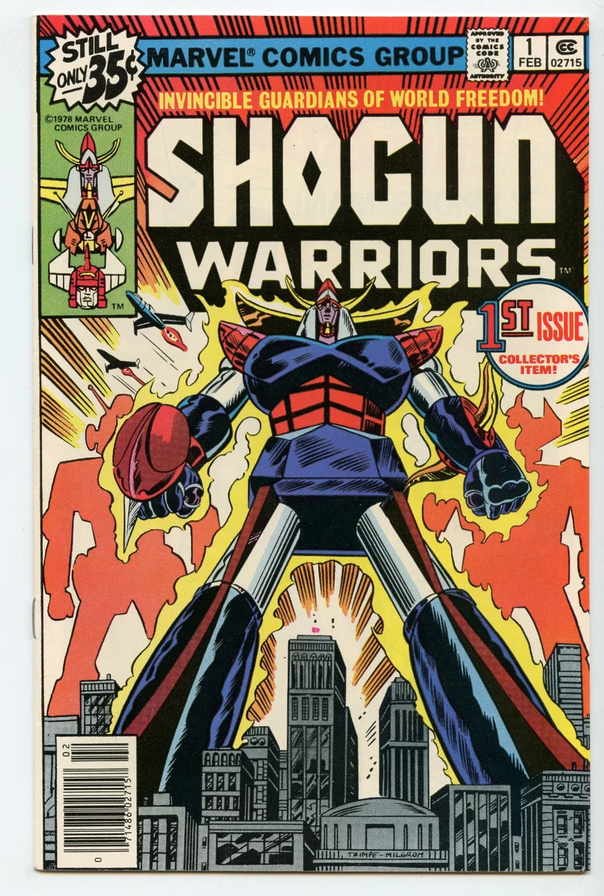 Shogun Warriors 1 (Feb 1979) Nm- (9.2) 1