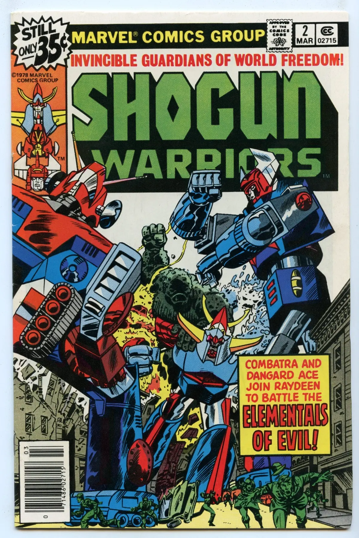 Shogun Warriors 2 (Mar 1979) Vf/Nm (9.0) 1