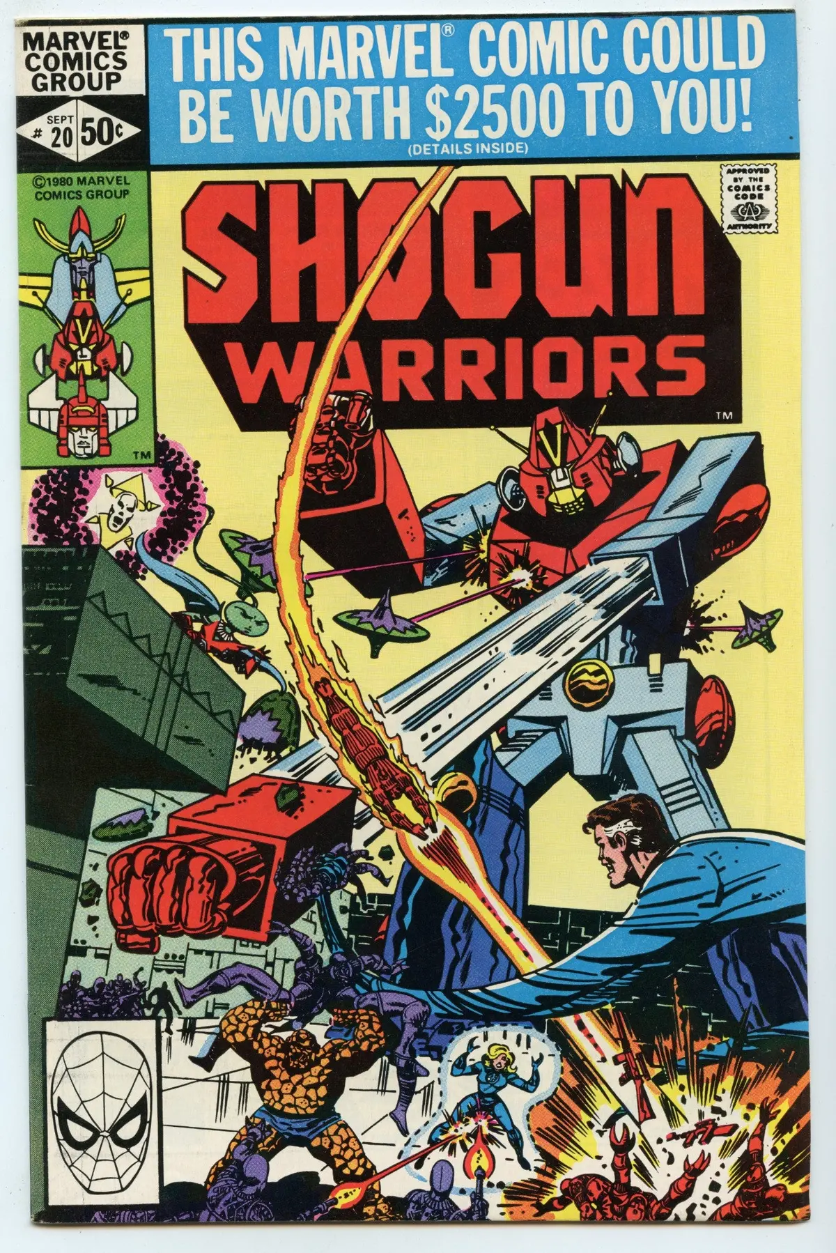 Shogun Warriors 20 (Sep 1980) Vf/Nm (9.0) 1