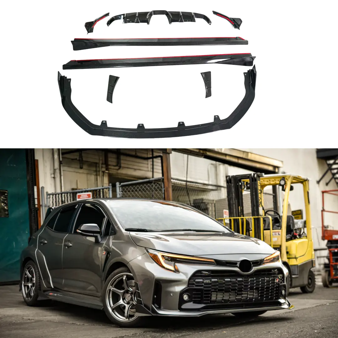 Real Carbon Fiber Body Kit Set 4 In 1 Fit Toyota Gr Corolla 2023-2026 1