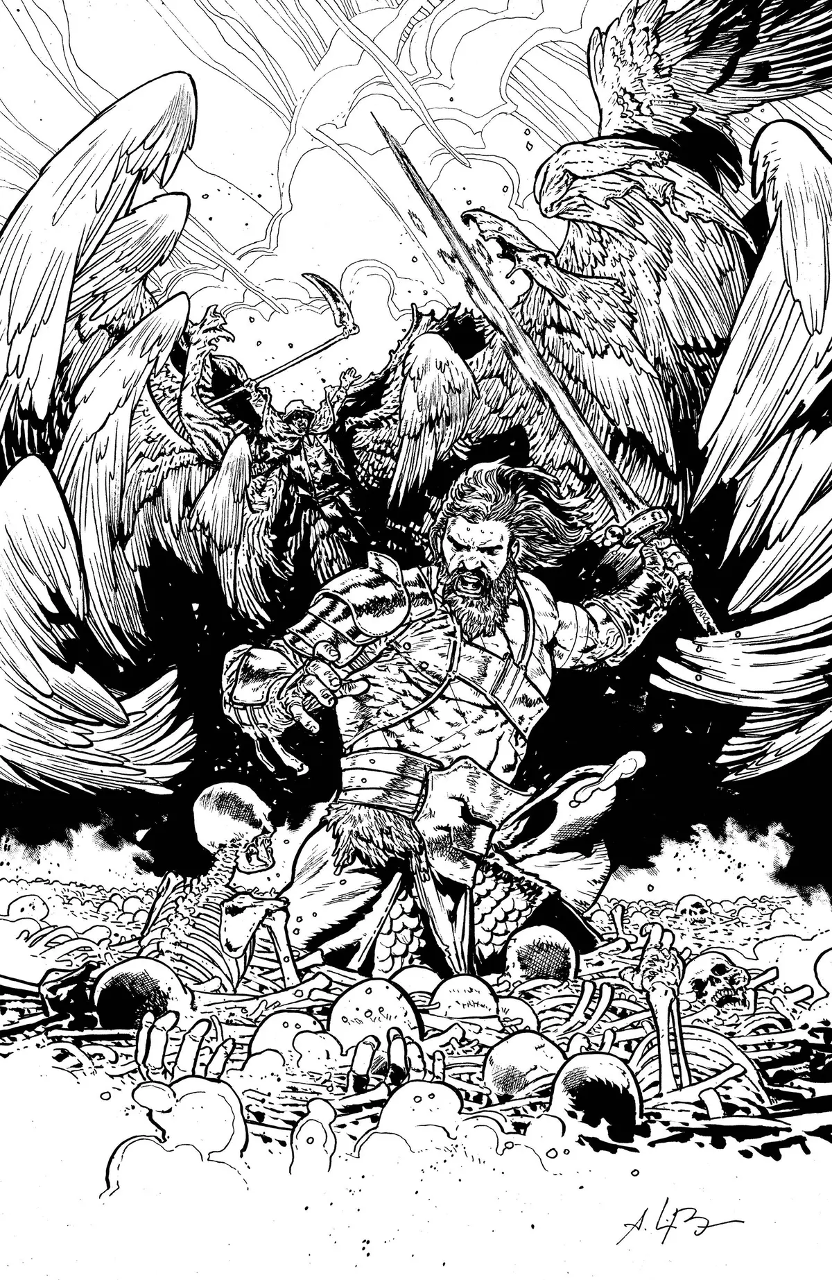 Skybound X #2 Cvr D 10 Copy Incv B&W Bressan (Mr) 1