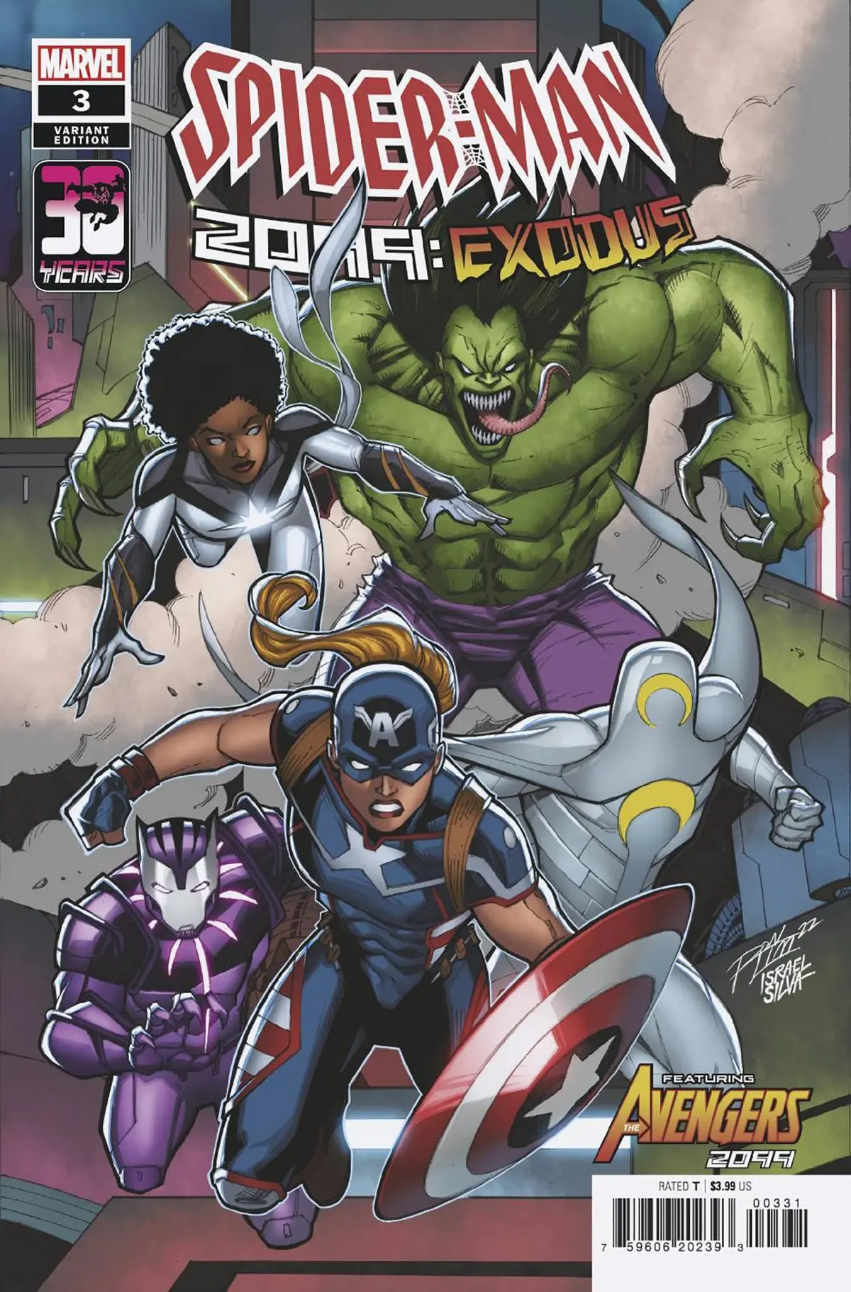 Spider-Man 2099 Exodus #3 Ron Lim Connecting Var 1