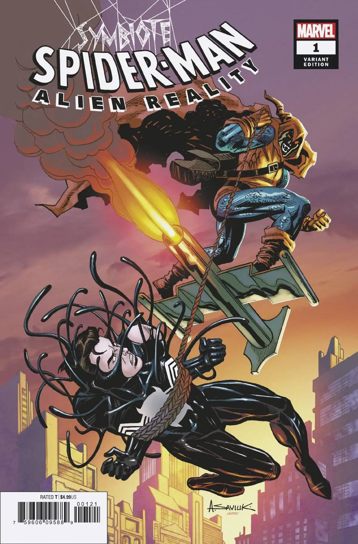 Symbiote Spider-Man Alien Reality #1 (Of 5) Saviuk Var 1