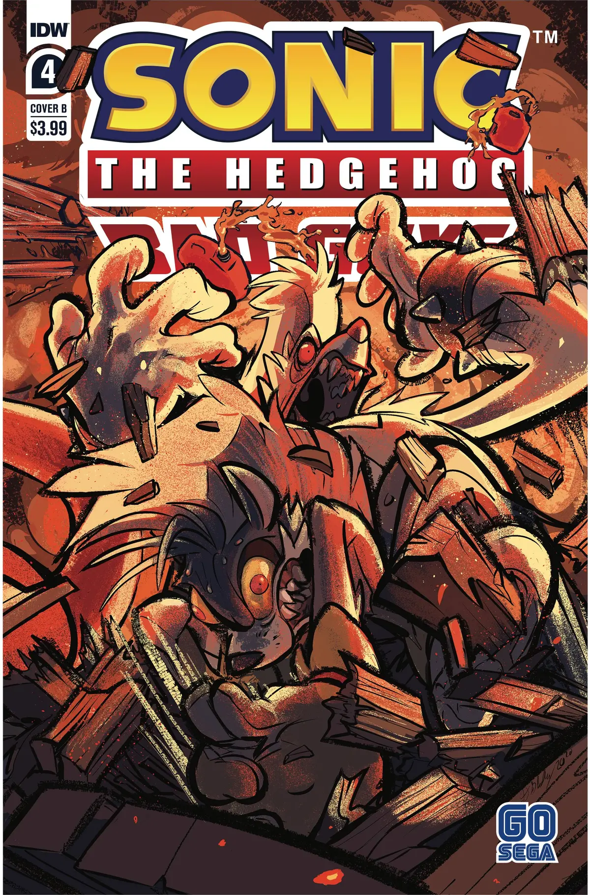 Sonic The Hedgehog Bad Guys #4 (Of 4) Cvr B Skelly 1