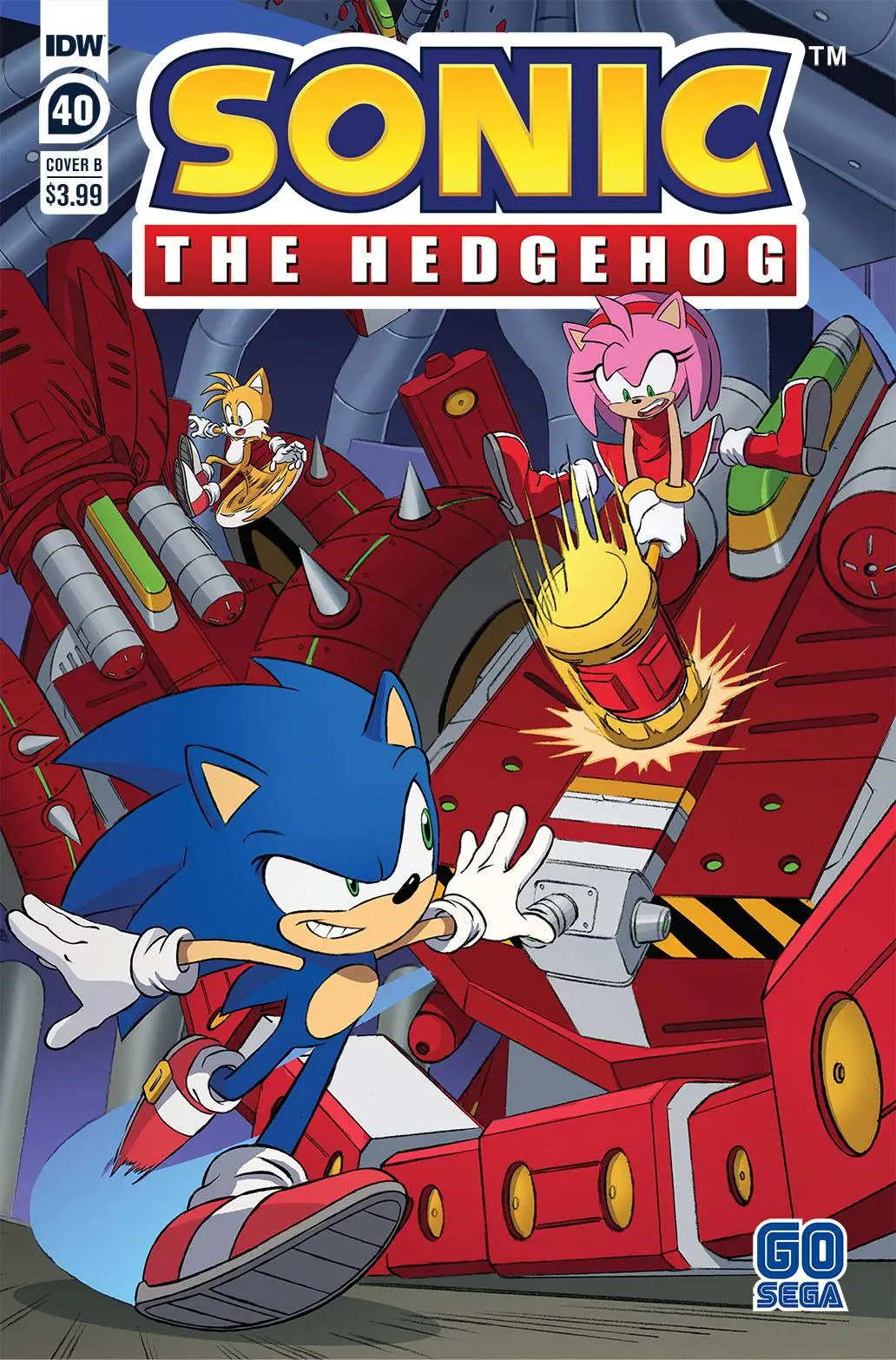 Sonic The Hedgehog #40 Cvr B Dan Schoening 1