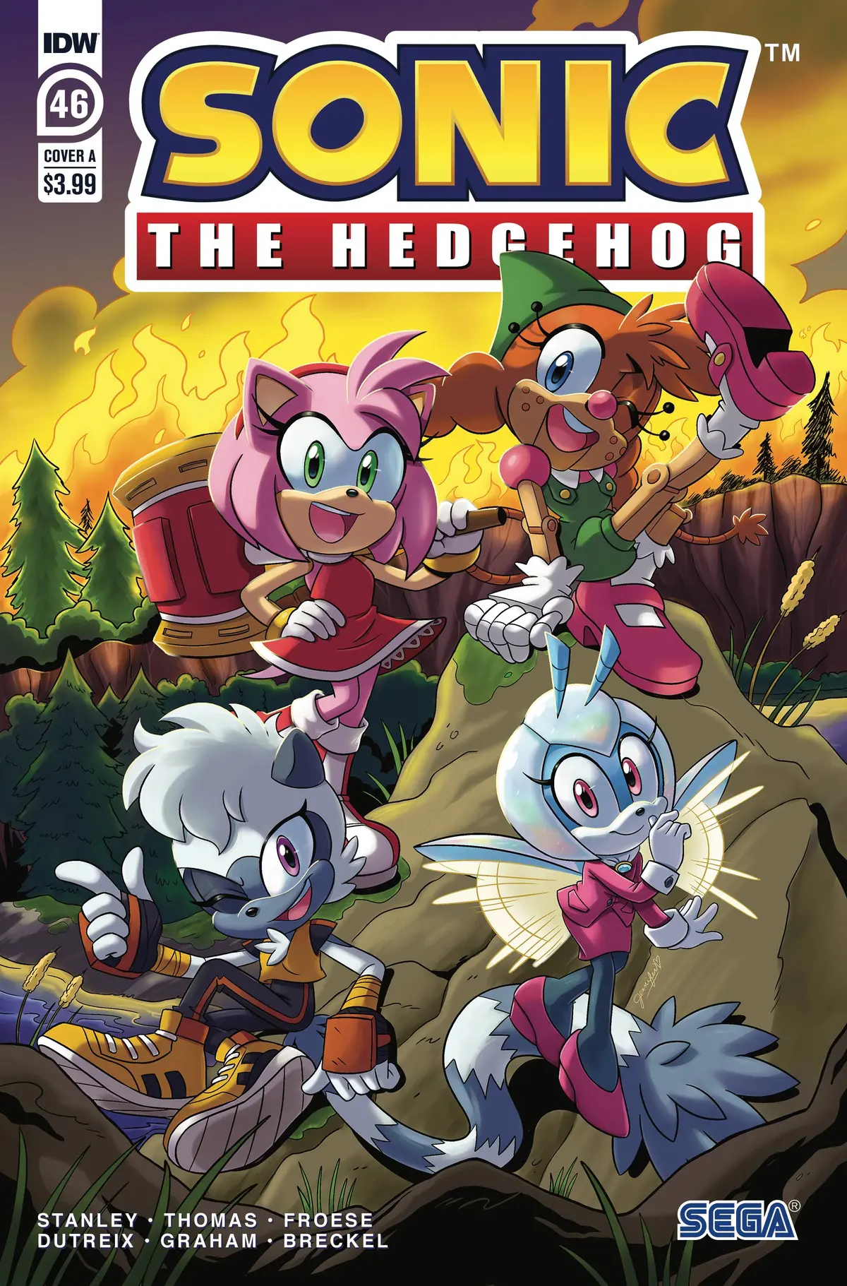Sonic The Hedgehog #46 Cvr A Jampole 1
