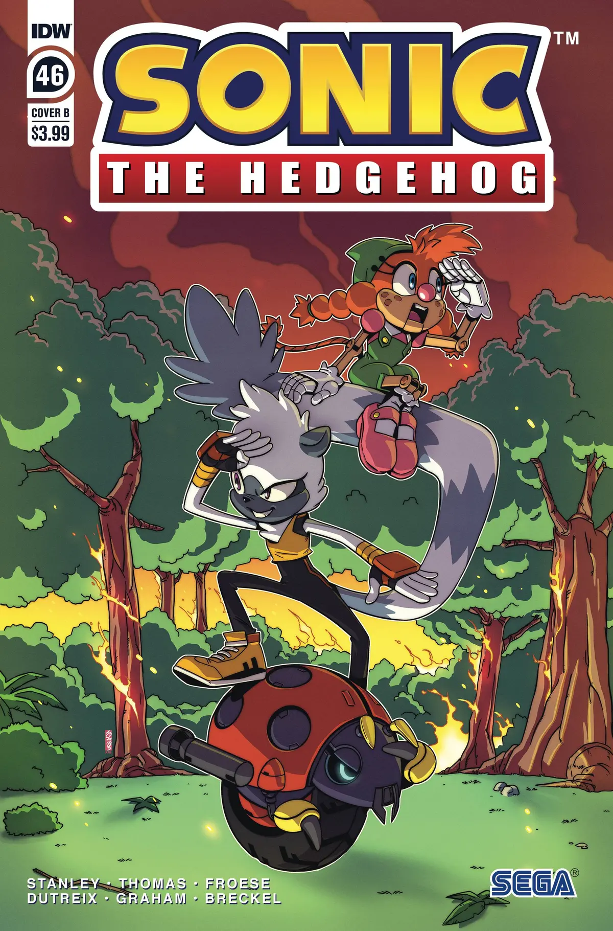 Sonic The Hedgehog #46 Cvr B Jennifer Hernandez 1