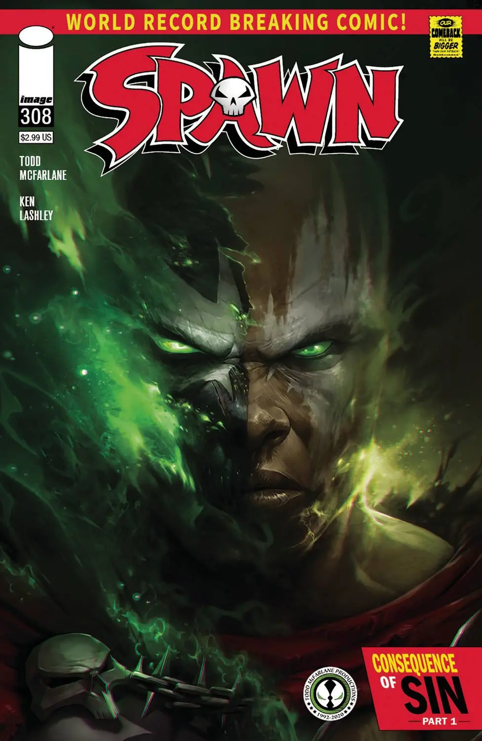 Spawn #308 Cvr C Mattina 1