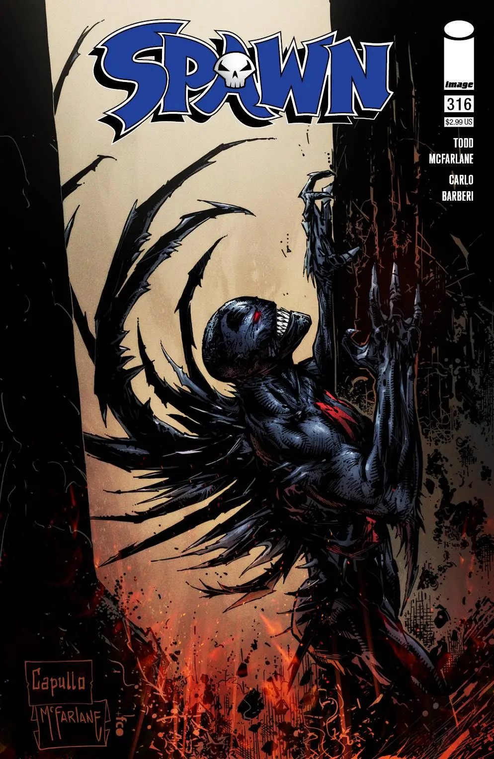Spawn #316 Cvr B Mcfarlane 1