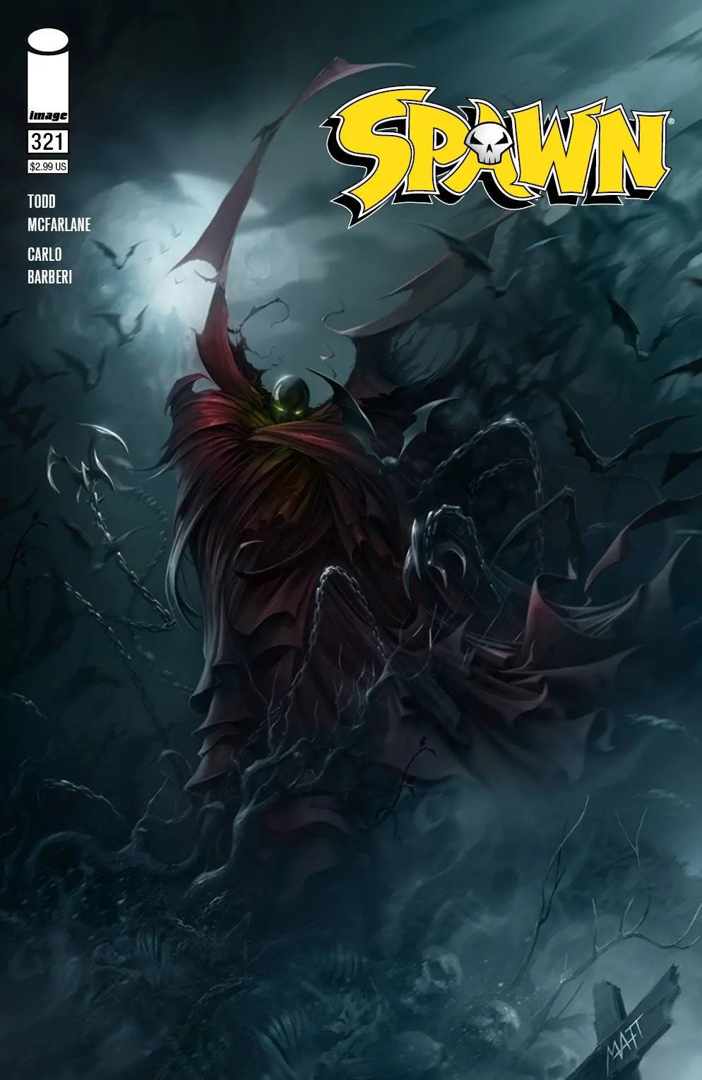 Spawn #321 Cvr C Mattina 1