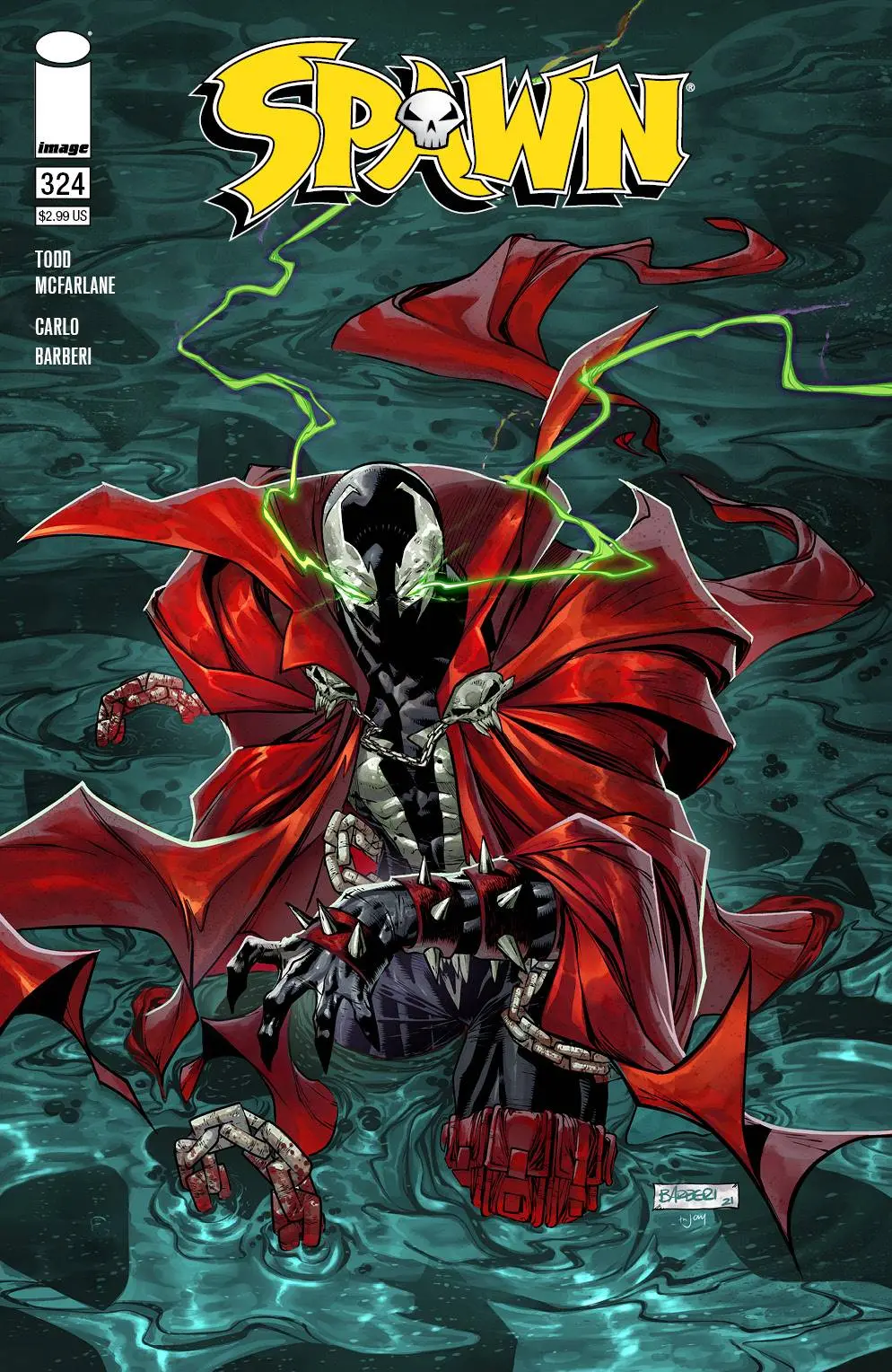 Spawn #324 Cvr B Mattina 1