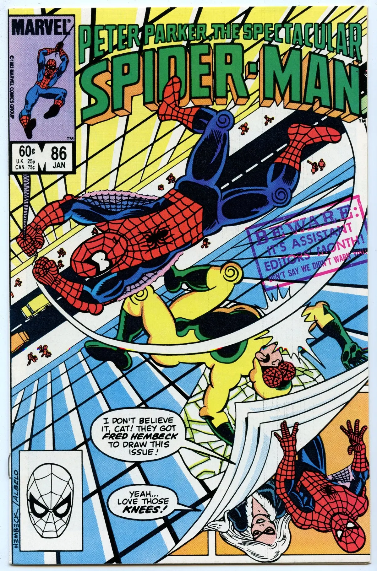 Spectacular Spider-Man 86 (Jan 1984) Nm- (9.2) 1