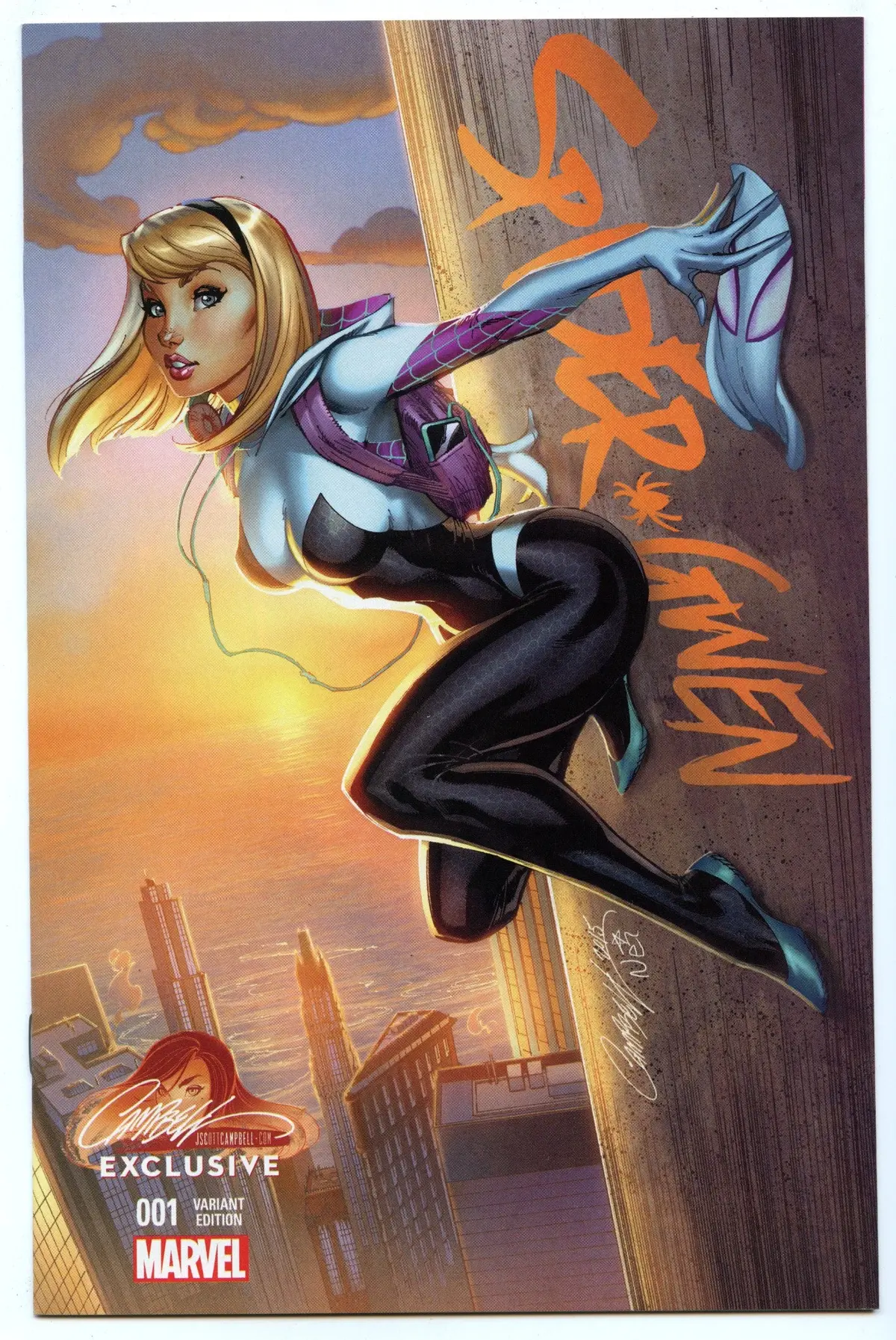 Spider-Gwen 1 (Apr 2015) Nm- (9.2) - Eddie Campbell Exclusive 1