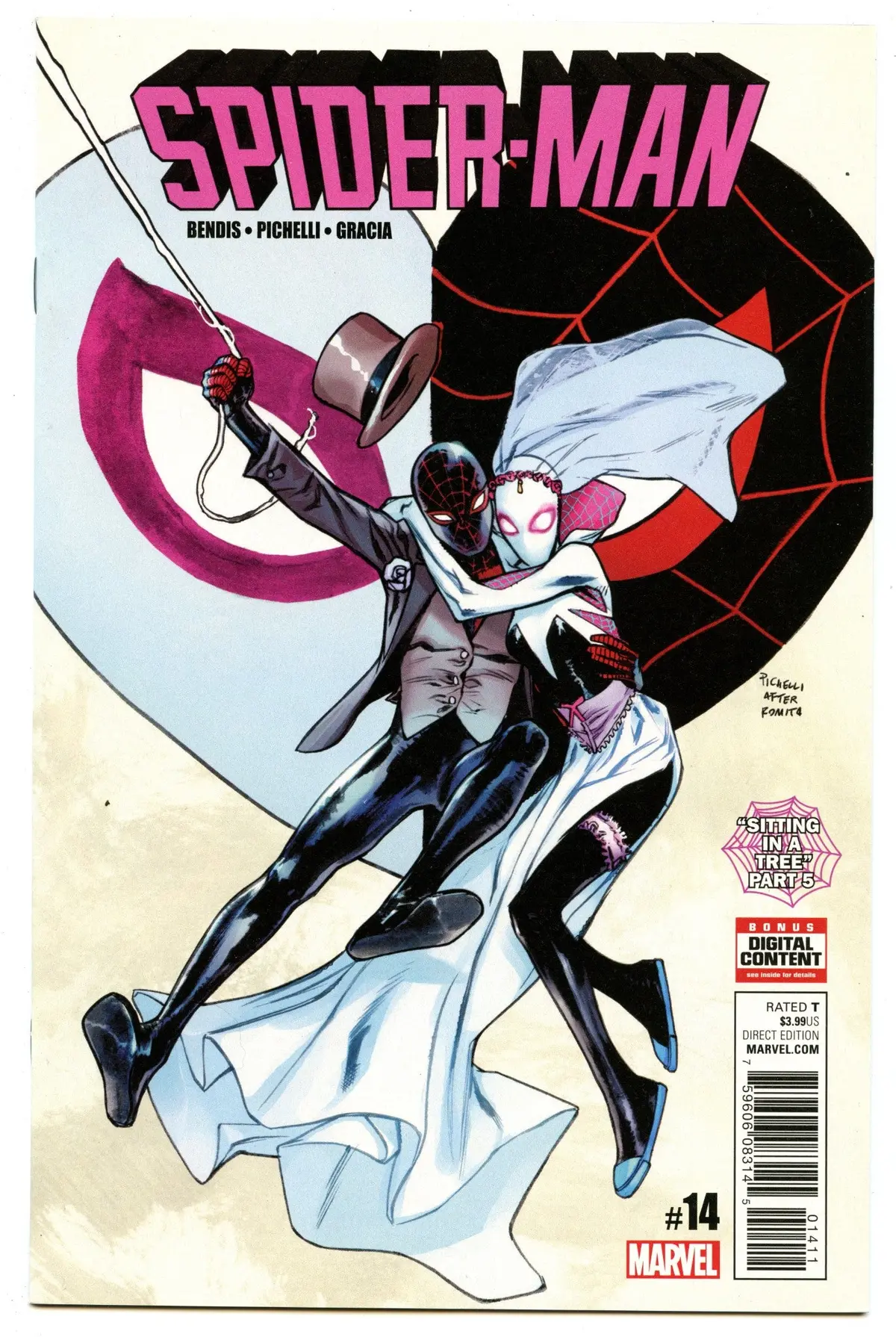 Spider-Man 14 (May 2017)  Nm- (9.2) - Spider-Gwen Appearance 1