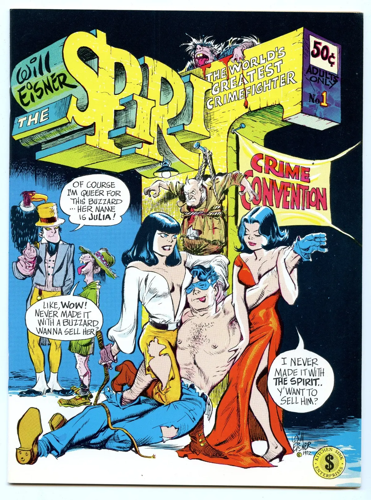Spirit 1 (Kitchen Sink) (Jan 1973) Vf/Nm (9.0) 1