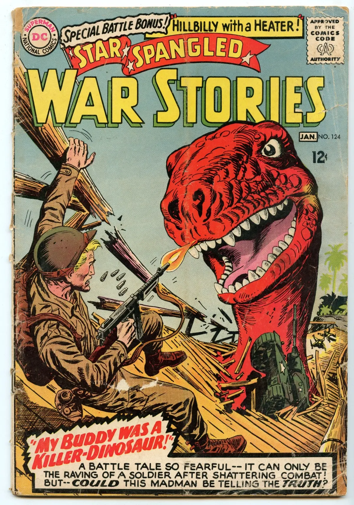 Star Spangled War Stories 124 (Jan 1966) Gd/Vg (3.0) 1