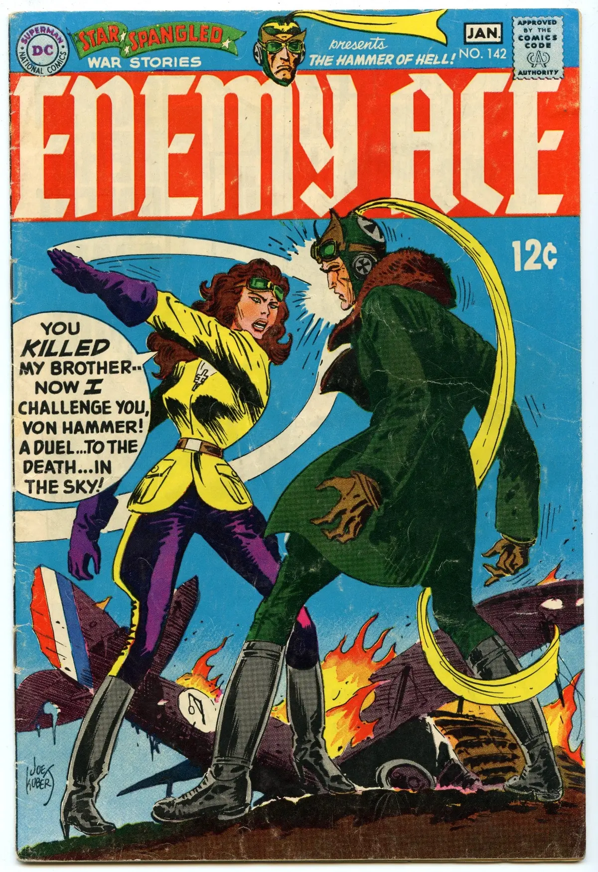 Star Spangled War Stories 142 (Jan 1969) Vg- (3.5) 1