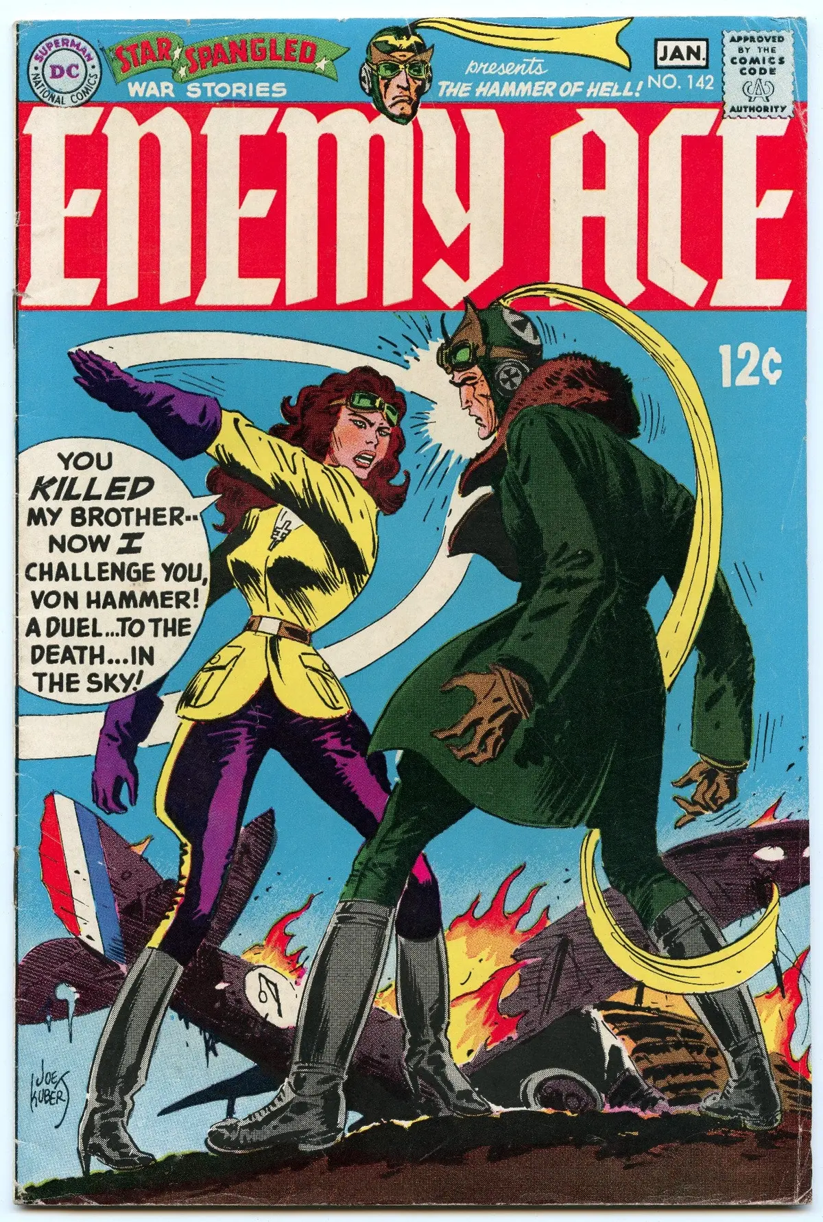Star Spangled War Stories 142 (Jan 1969) Vg+ (4.5) 1
